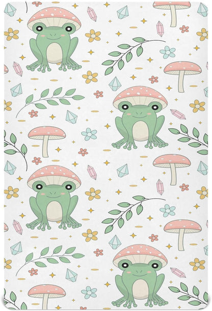 Fitted Crib Sheets Turtle Sea Horse Stretchy Portable Playard Sheets for Baby Toddler, Breathable Soft Mini Crib Mattress 39 x 27 in for Boys and Girls