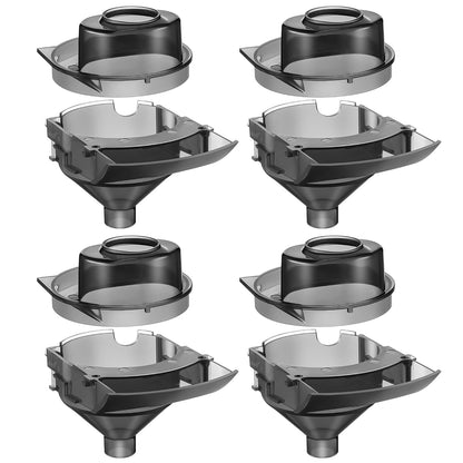 3 Sets Replacement Funnel Compatible with Baby Brezza Replacement Parts Funnel and Cover Baby Formula Dispenser, Grey