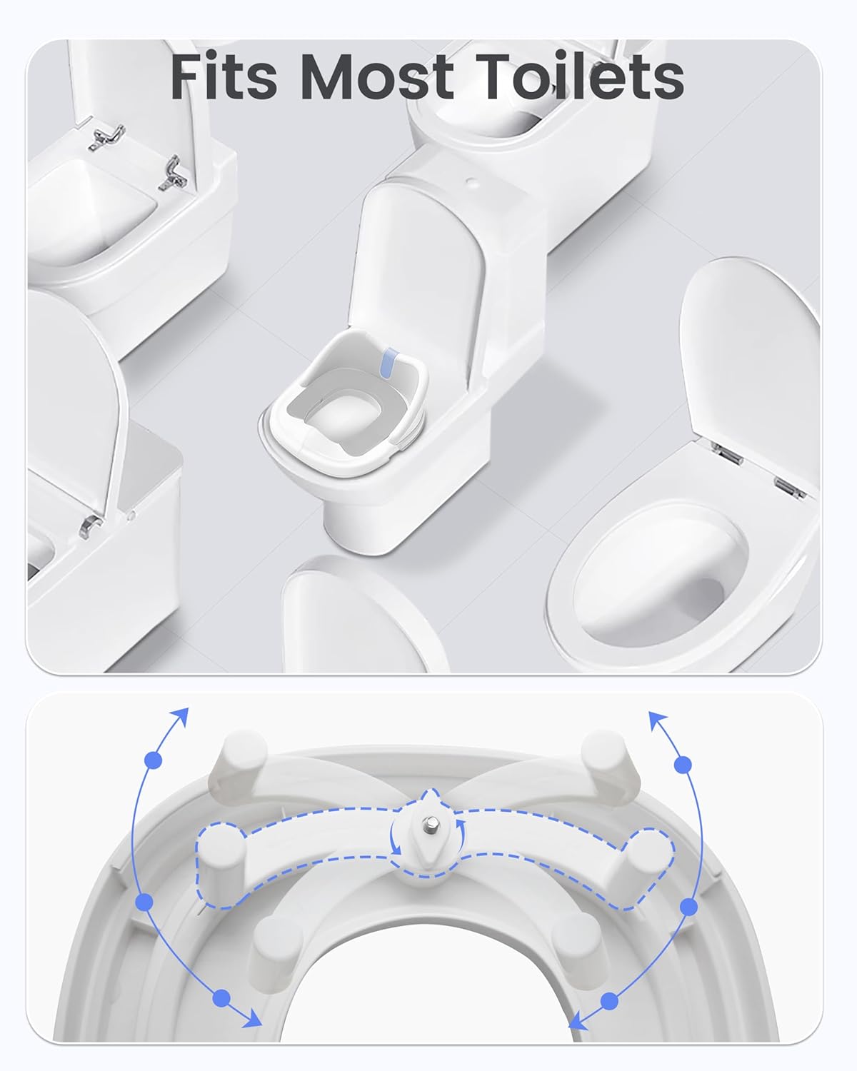 3-in-1 Toddler Potty Training Toilet for Boys and Girls with Soft Cushion Multi-use Baby Potty Chair for Toddlers 1-3 Training Potty Seat Toddler Toilet Baby Potty Training Seat with Step Stool