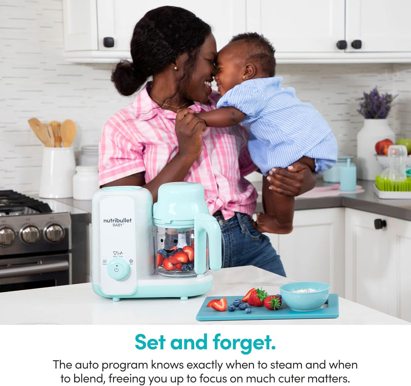 nutribullet Baby Steam + Blend, White/Blue