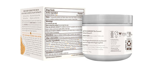 BABO Botanicals Sensitive Baby Fragrance-Free All Natural Healing Ointment - 99% Organic & 1% Colloidal Oat - Steroid-Free - NSF Certified - for Eczema, Irritated/Itchy Skin - Face, Body, Diaper Area