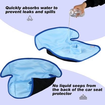 Piddle Pads, Multi-use and Leak Free Lines for Baby Stroller, High Chair & Car Seat, Waterproof Toilet Training Seat Covers for Toddles (Yellow, 1 Pack)