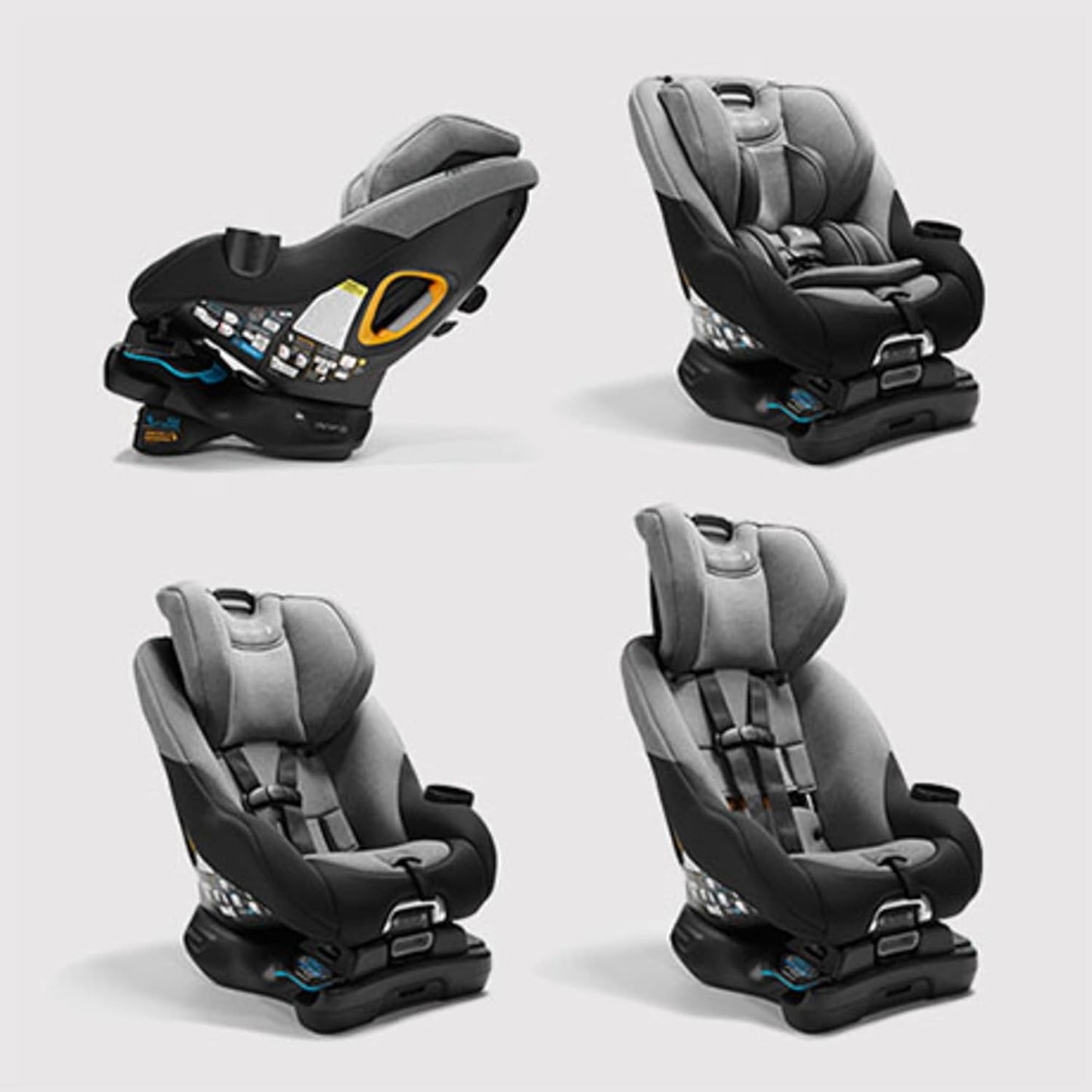Baby Jogger® City Turn Rotating Car Seat with 180-Degree Turn, Lightweight Convertible Car Seat, Rear Facing to Forward Facing, COOLMAX Fabric, Amazon Exclusive Pike Fashion