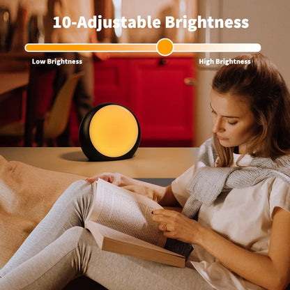 Loud Brown Noise Sounds White Noise Machine 30 Soothing Sounds 12 Color Night Lights Auto-Off Timer Sleep Machine with Memory Function for Baby Kids Adult for Office Privacy White Elephant Gifts