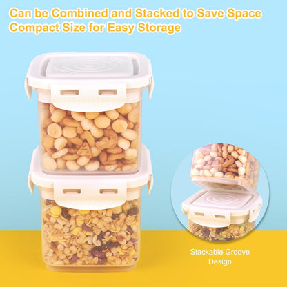 Accmor Formula Dispenser On The Go, Formula Container to Go, Portable Milk Powder Kids Snack Container with Scoop for Infant Toddler Travel Outdoor Picnic