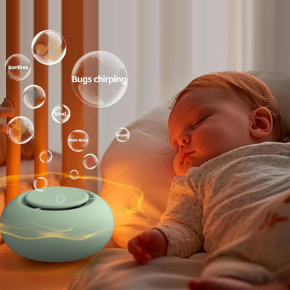 Jaroco Portable Baby Sound Machine [White Noise for Babies Kids Adults][Sleep Soother][12 Soothing Sounds] 15 Hours Battery Life, Registry Gift,Shower,Clips on Baby Stroller Rose