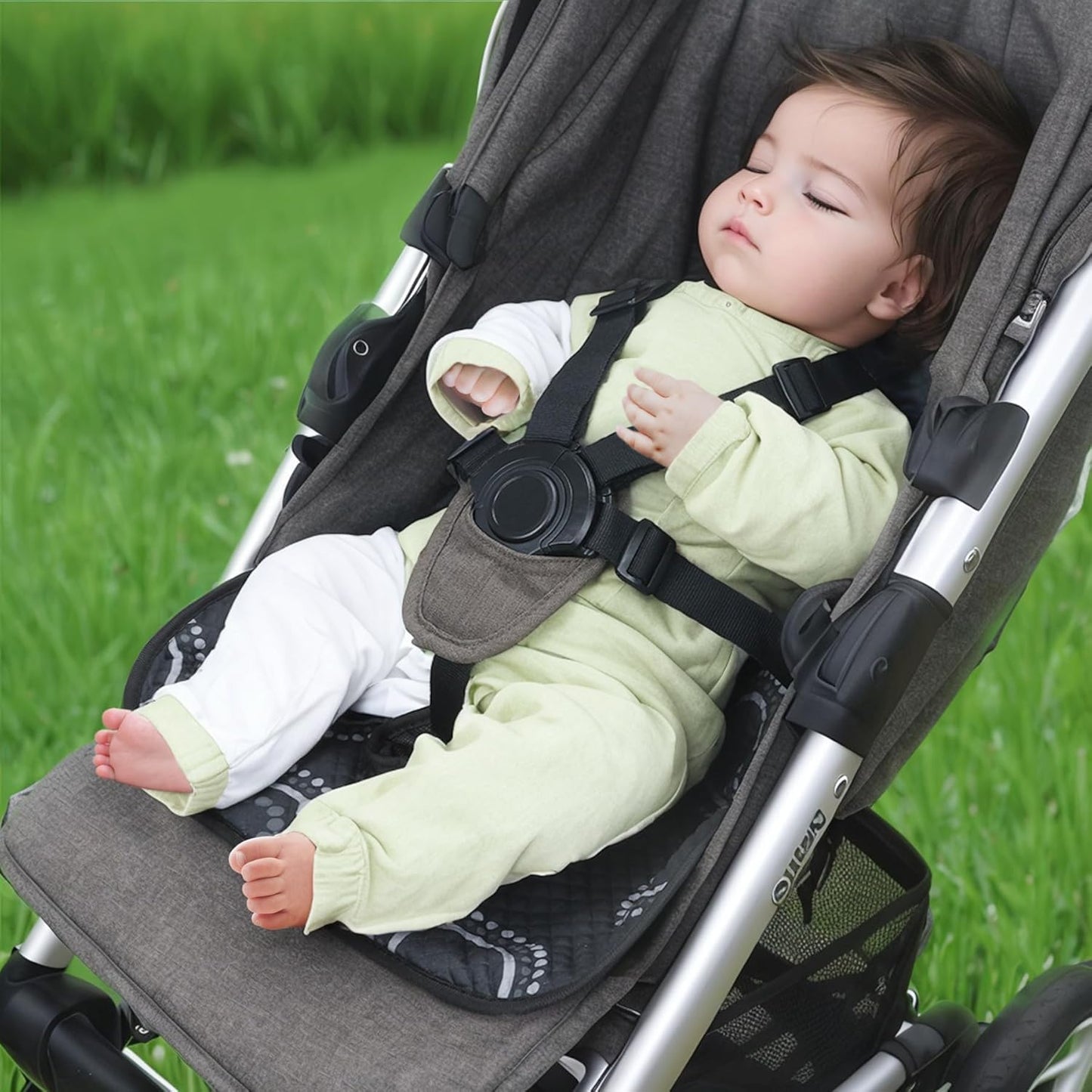 COOLBEBE Infant Car Seat Protector for Potty Training, 2 Pack Dry Waterproof Car Seat Liner Toilet Training for Baby Infant Toddler, Piddle Pads Cover Car Seat Pad for Strollers & Carseat (Grey,2PC)