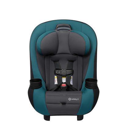 Safety 1st Ellaris 3-in-1 Convertible Car Seat, Slim Fit Design, Rear & Forward-Facing, 5-Position Headrest, 3-Across Fit, Travel-Friendly with Machine-Washable Seat Pad, Smokey Haze