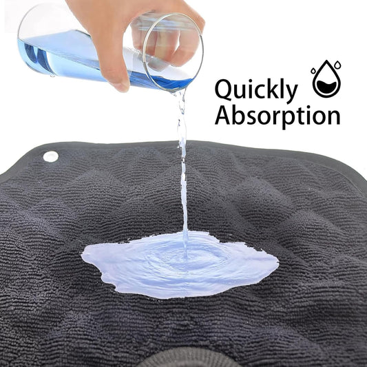 2 Pack Potty Training Car Seat Protector & Bag, Waterproof Piddle Pads for Carseat, High Chair & Stroller, Soft Anti-Slip Liner, Fast Water Absorption Pee Protector for Toddlers, Machine Washable