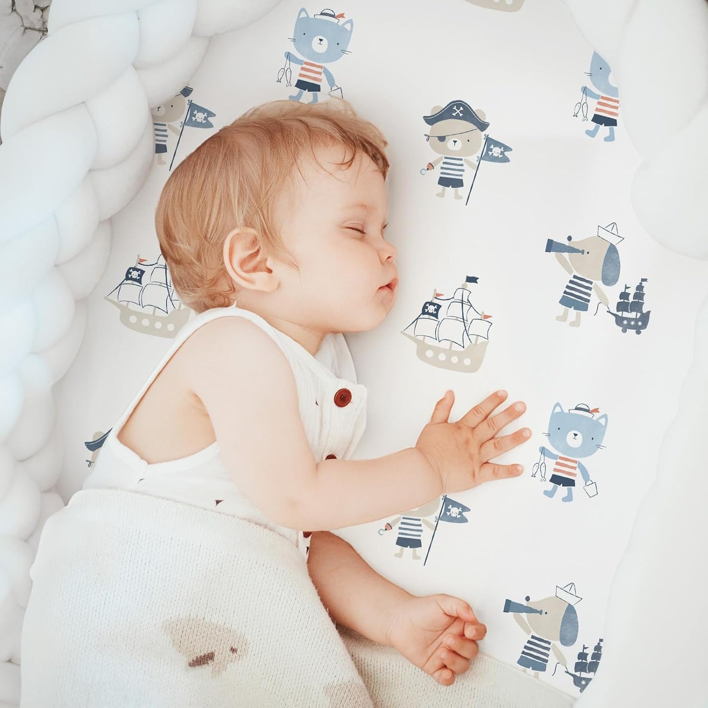 Bedside Sleeper Bassinet Fitted Sheets 20 x 33, 3 Pack Baby Delight Beside Me Dreamer,Babybond,Jimglo,koola,cowiewie,fodoss, Dream On Me Baby Square Bassinet, Pink Animal