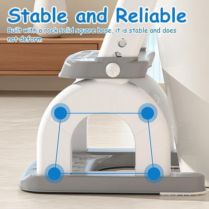 Potty Training Seat with Step Stool for Toddlers - Upgrade 2-in-1 Toilet Seat Toilet Ladder for Kids Children Boys Girls, Anti-Slip Pad & Adjustable Height with Waterproof - Pink