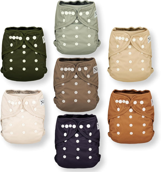 Nora's Nursery Cloth Diapers + Nora's Nursery Pail Liner for Cloth Diapers
