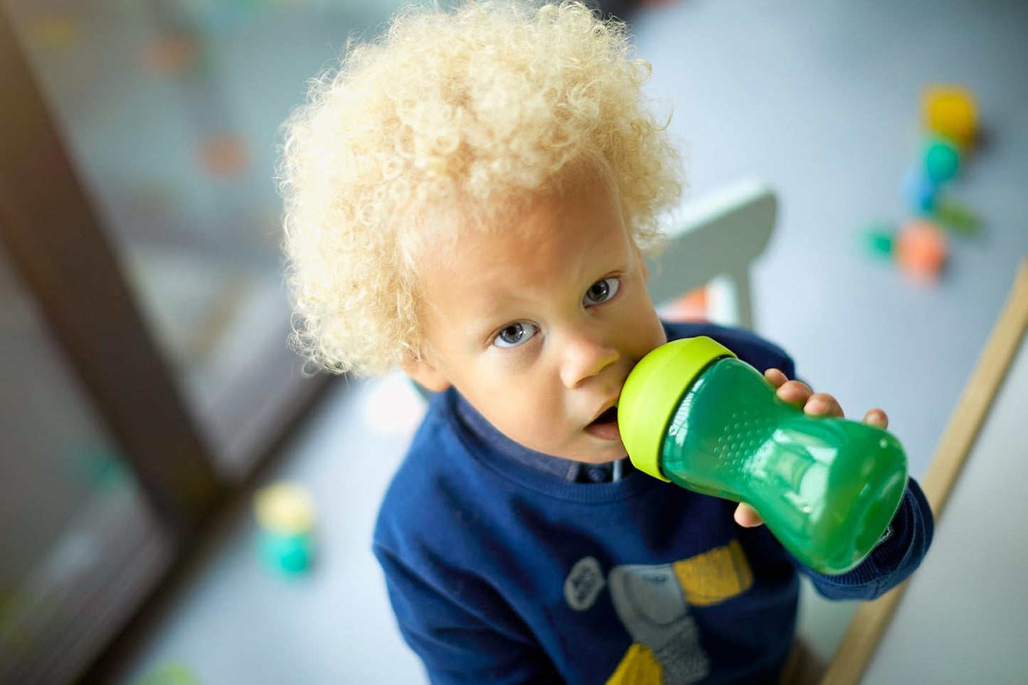 Philips AVENT My Easy Sippy Cup with Soft Spout and Spill-Proof Design, Blue/Green, 9oz, 2pk, SCF553/25