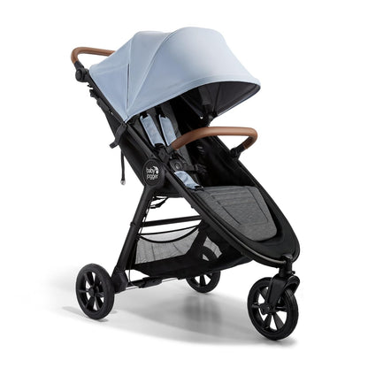 Baby Jogger City Mini GT3 All Terrain Baby Stroller with Forever Air Rubber Tires, All Wheel Suspension, Lightweight Stroller with Magnetic Buckle, No-Rethread Harness, and Foot Brake, Frosted Ivory