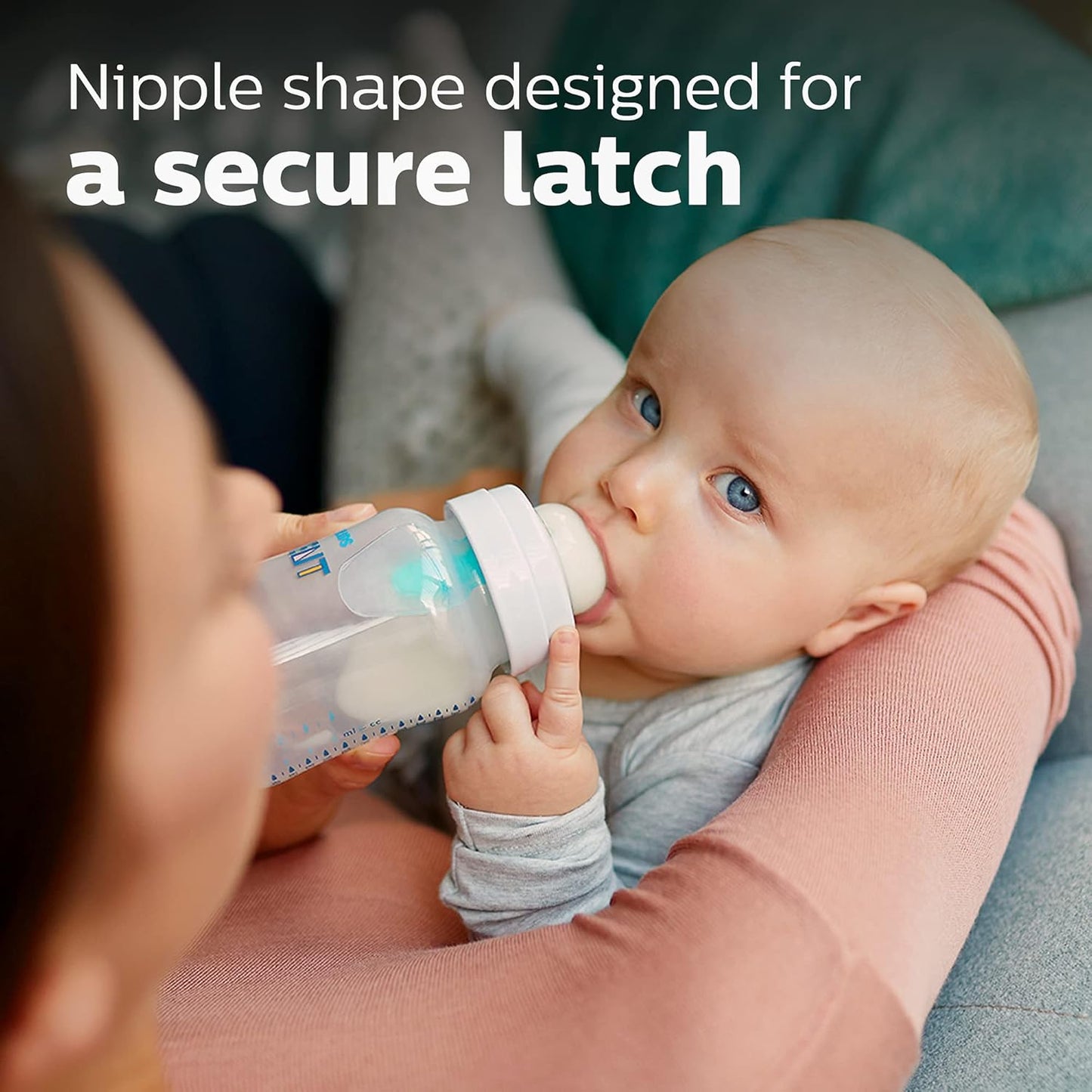 Philips Avent, Anti-Colic Baby Bottle with AirFree Vent, Scy703/91, Clear, Scy703/91, 9 Ounce