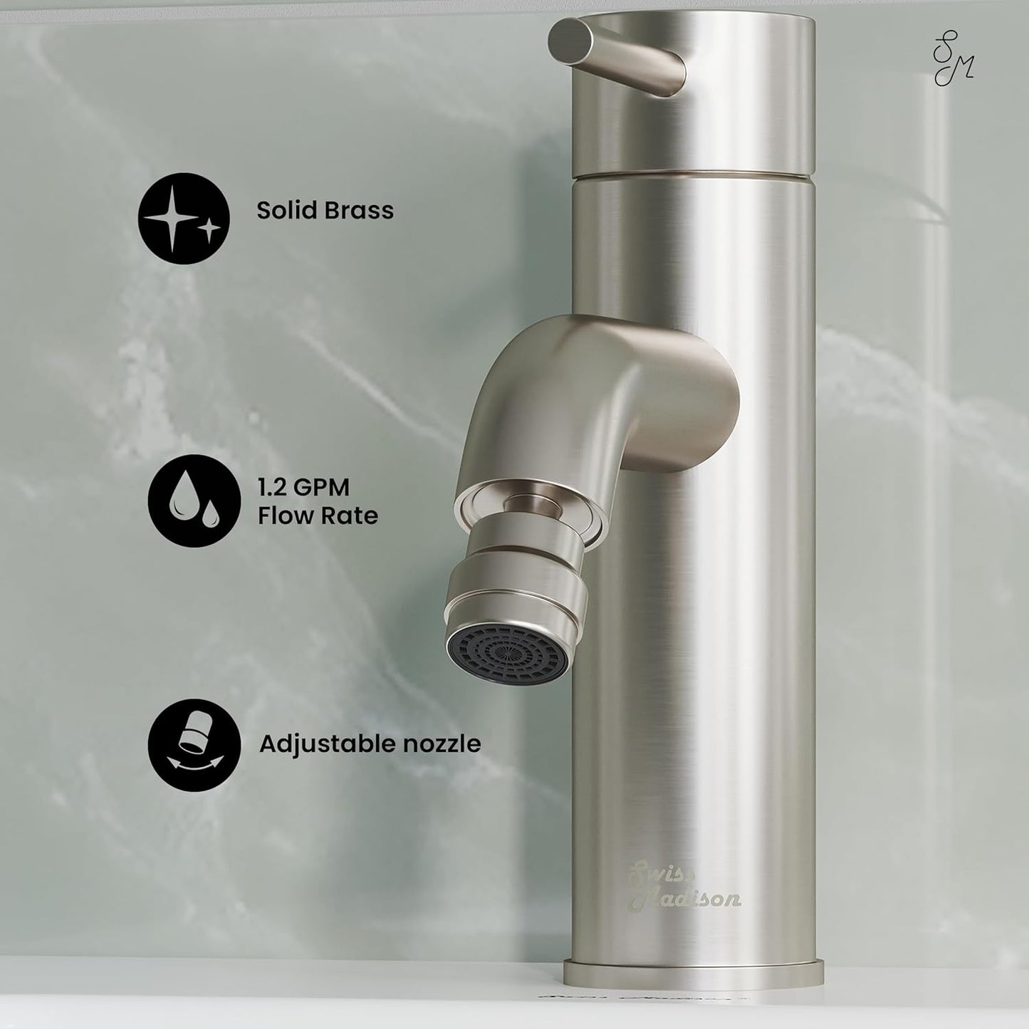 Swiss Madison Well Made Forever SM-DF81C Ivy Bidet Faucet in Chrome