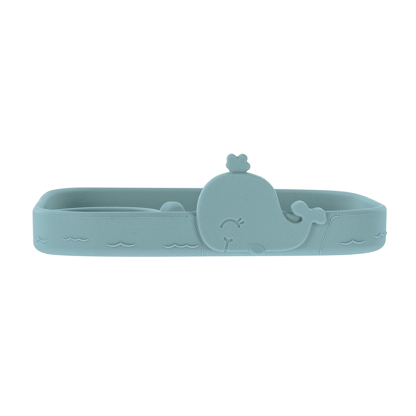 Nuby Animal Friend Silicone Round Bowl - Toddler Bowl - 6+ Months - Pink Whale Bowl