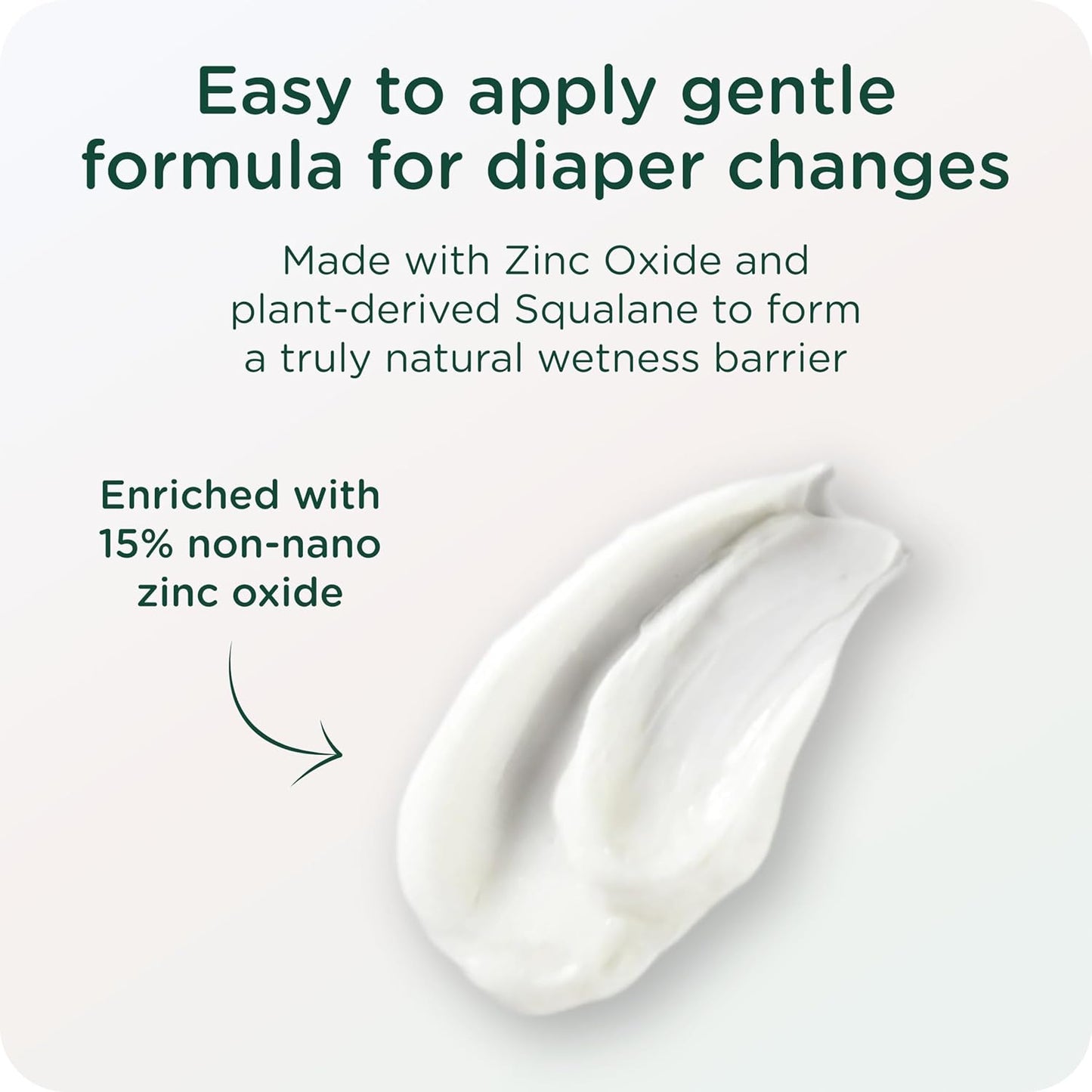 HealthyBaby Our Diaper Cream | Hypoallergenic Zinc Oxide & Squalane Diaper Cream | Fragrance Free, EWG Verified + Non-GMO, 3 oz