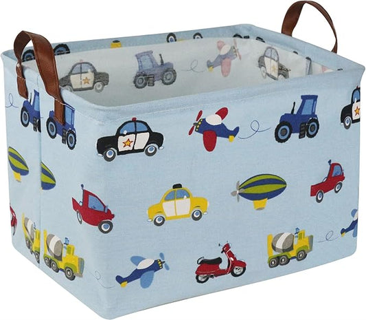 Rectangle Storage Basket, Storage Bins with Handles, Books Box, Gift Baskets(Car)