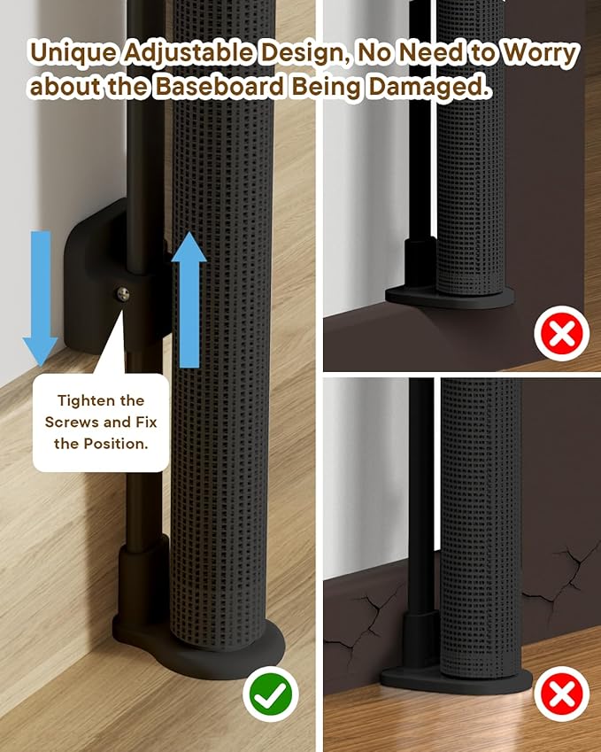 Retractable Baby Gate - 55" Wide Mesh Pet Gate with Anti-Crawling Hook, Safety Lock, One-Hand Operation, 34" Tall Baby Gate for Stairs, Doorways, Hallways, Garage, Indoor Outdoor, Black