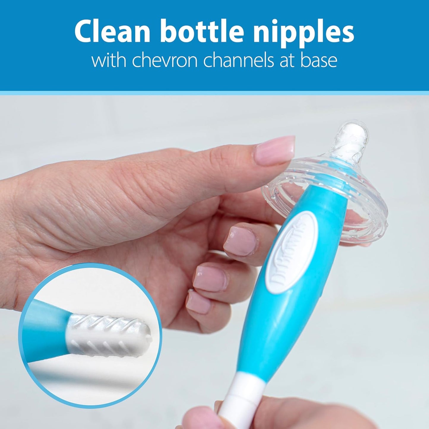 Dr. Brown's Anti-Colic Options+ Narrow Glass Baby Bottle with Level 1 Slow Flow Nipple, BPA-Free, 8 oz/250 mL, 0m+, 4-Pack (Packaging May Vary)