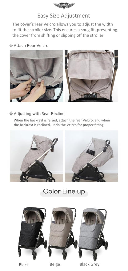 Manito Castle Alpha Stroller Weather Shield (Navy)