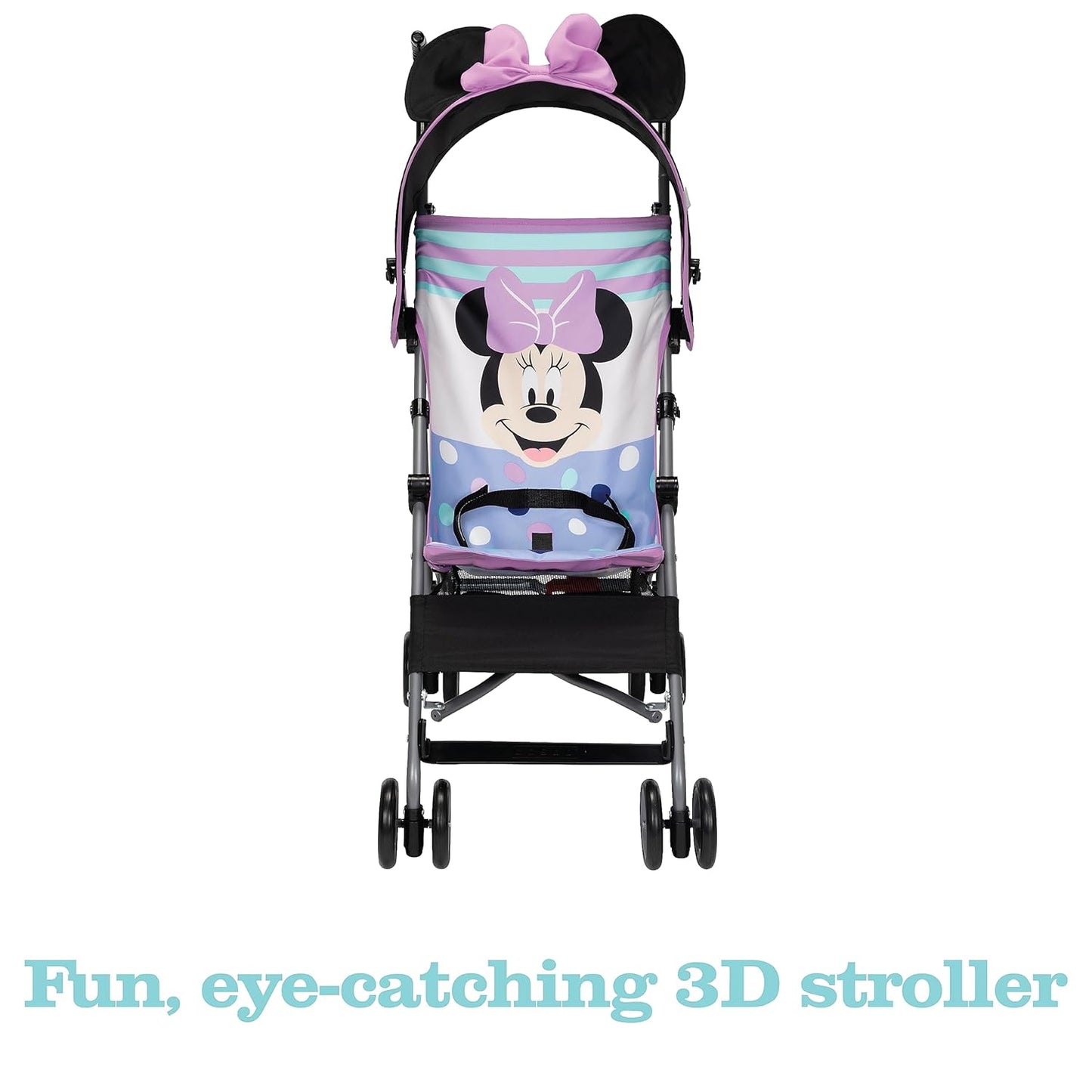 Disney Baby Character Umbrella Stroller, Eye-catching, Fun, 3D Stroller, Hide & Seek Mickey