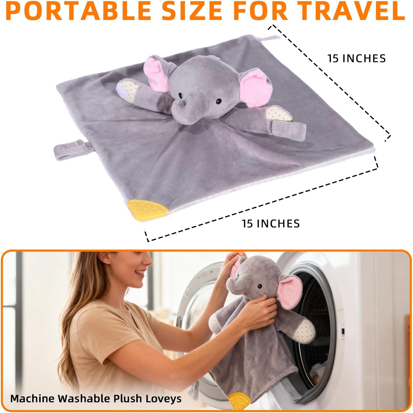 BEREST Unicorn Baby Sleep Soother 4-in-1 Sound Machine with Heartbeat & White Noise|Security Blanket & Pacifier Holder|Soothing Plush Toy for Newborns|Perfect Baby Registry Essential