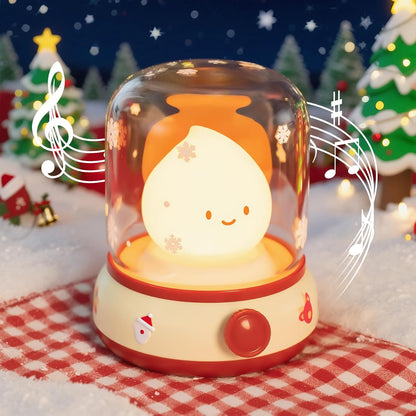 3pcs Cozy Campfire Nightlight Kits, Soothing Nature Sounds, White Noise Night Light for Baby Adult, Rechargeable, Cute Flame Lamp, Best Gift for Kids Bedrooms Camping Trips