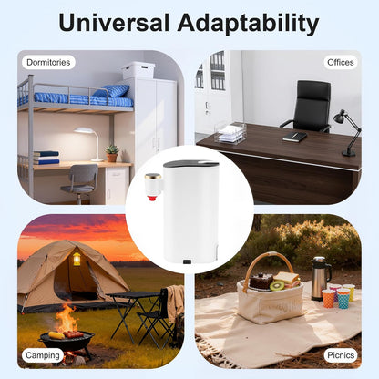Instant Hot Water Dispenser Bottle Warmer Formula Dispenser Mineral/Bottled Water Dispenser Mini Water Dispenser 5 Temperatures Choices 1500W Portable Water Warmer for Travel, Hotel