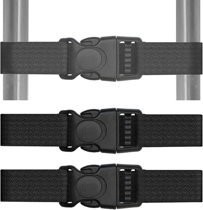 French Door Fridge Lock Pantry Lock for Refrigerators Cabinets RV Cable Tie Best Gifts for Child Safety Products Black 2 Count (Pack of 1) (Black, 1X16 in)