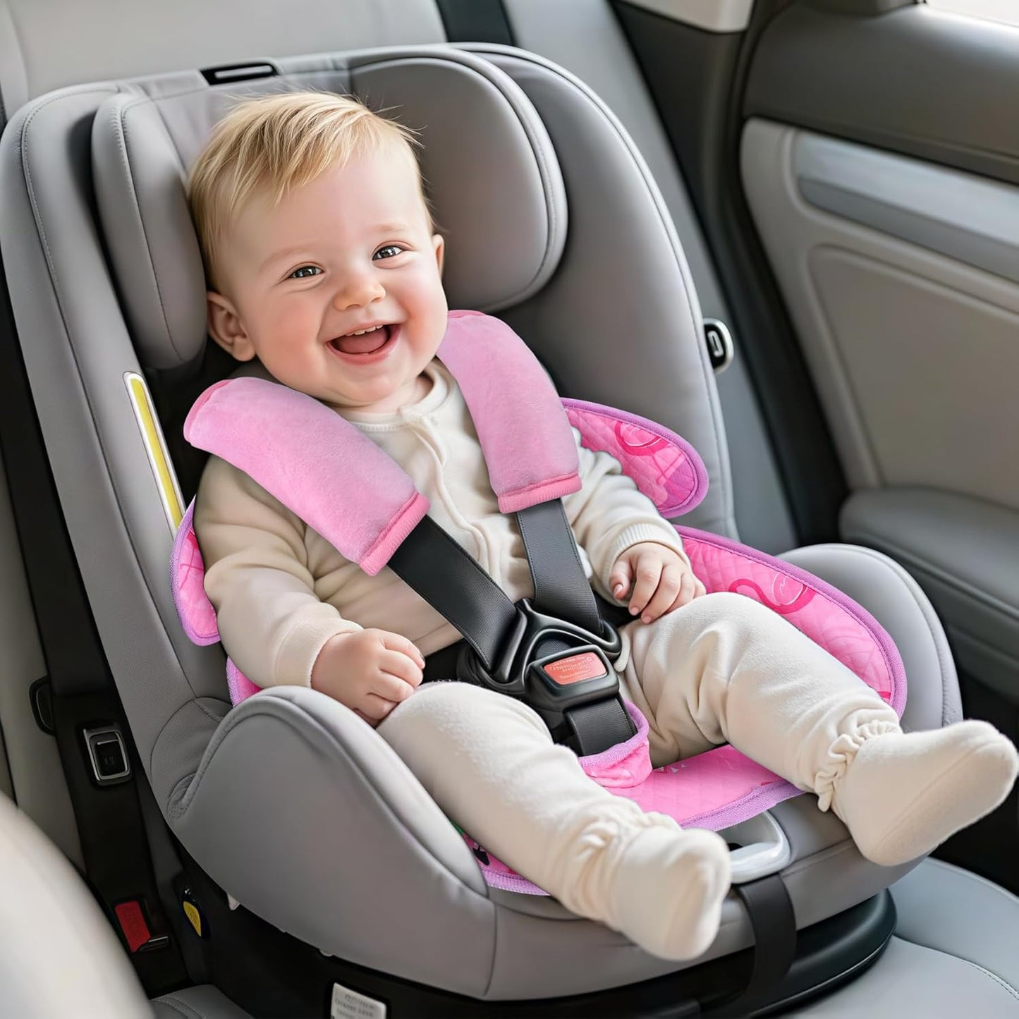 Piddle Pad Car Seat Liner, Waterproof Soft Car Seat Protector for Potty Training, Travel-Friendly Baby Toddler Carseat Cover, Machine Washable Liner for Spills, Potty Accidents (Blue, 2PC)