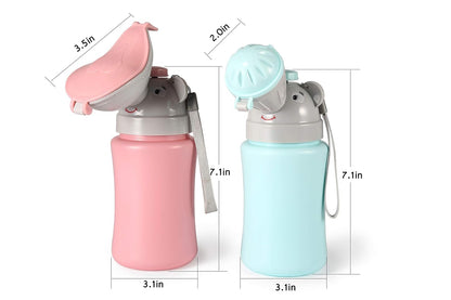 ONEDONE Portable Baby Child Potty Urinal Emergency Toilet for Camping Car Travel and Kid Potty Pee Training (boy)