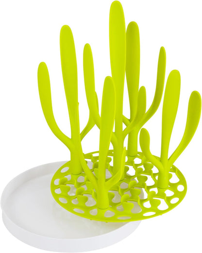 Boon Sprig Countertop Baby Bottle Drying Rack - Nature Inspired Upright Bottle Rack Dryer -Upright Drying Rack for Bottles and Baby Accessories - Baby Bottle-Feeding Supplies
