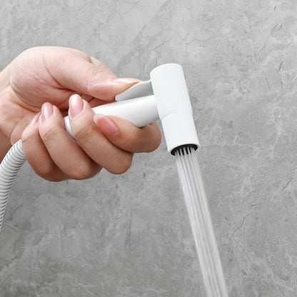 Tecmolog Stainless Steel Bathroom Bidet Sprayer Set Concealed Bidet Sprayer for Toilet Hot and Cold Handheld Cloth Diaper Sprayer Kit