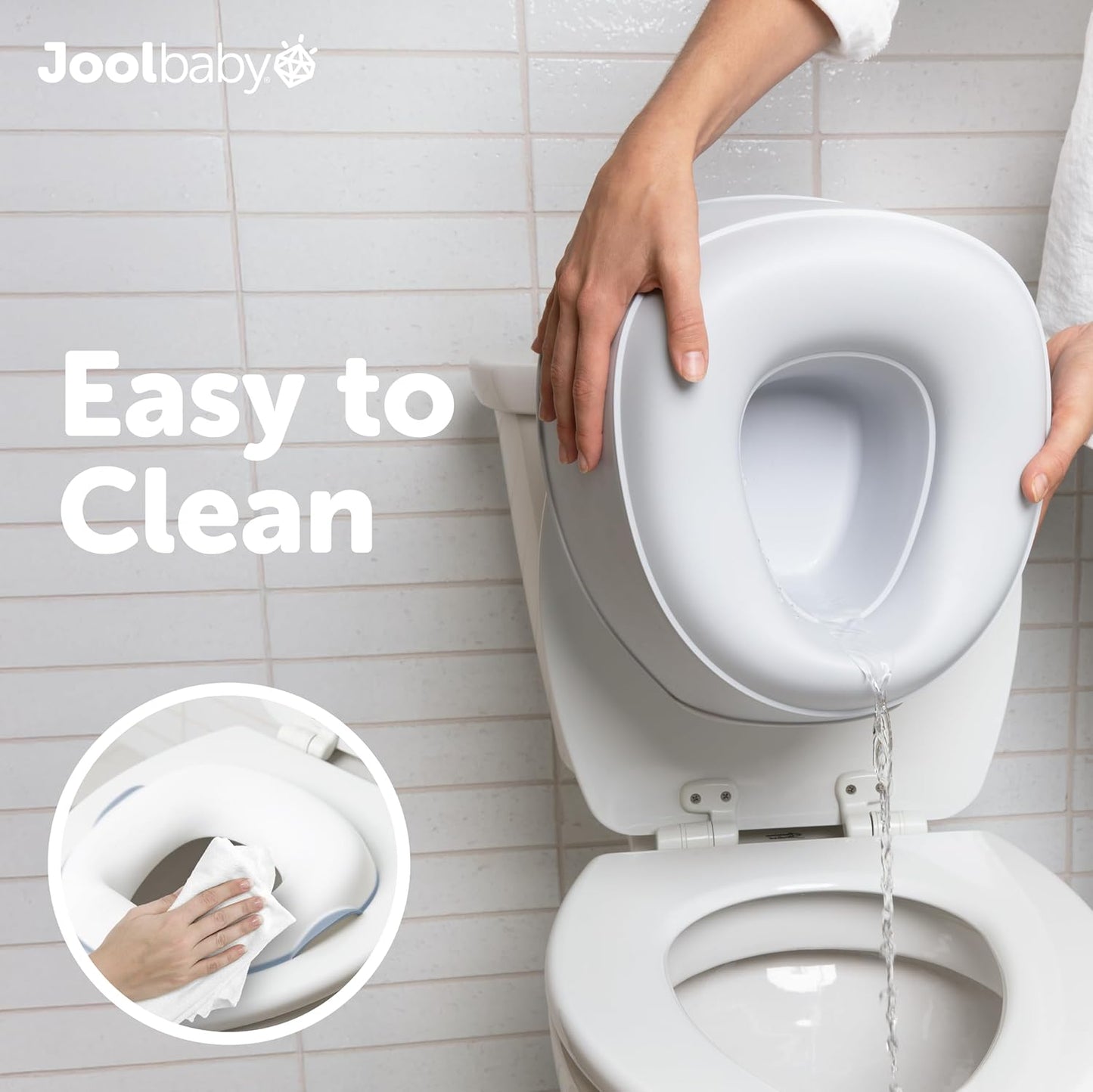 Jool Baby 2-in-1 Toddler Potty Chair + Training Seat for Toilet Training – Splash Guard, Easy to Clean (Sage)