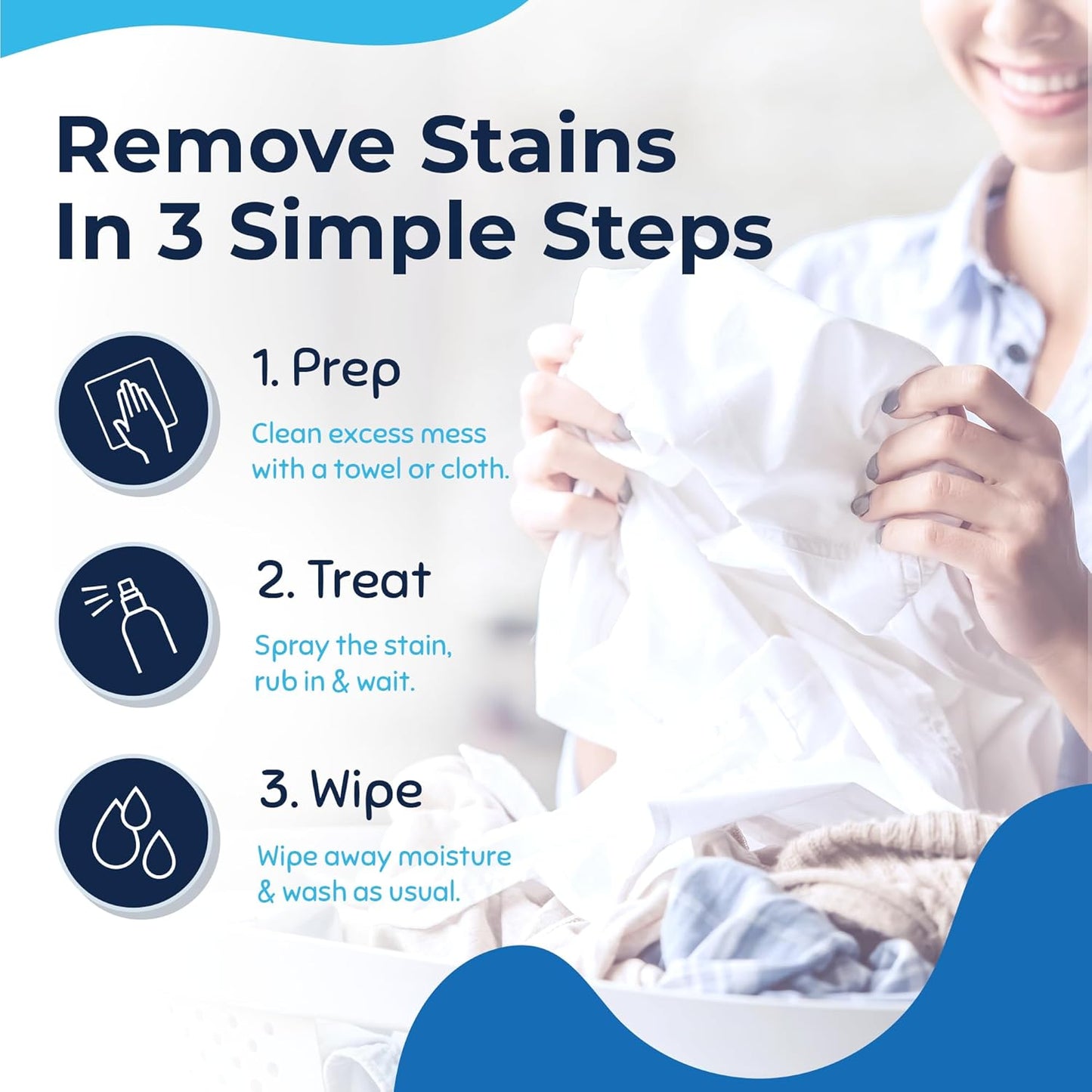 Miss Mouth's Messy Eater Stain Treater Spray - 4oz Stain Remover - Newborn & Baby Essentials - No Dry Cleaning Food, Grease, Coffee Off Laundry, Underwear, Fabric