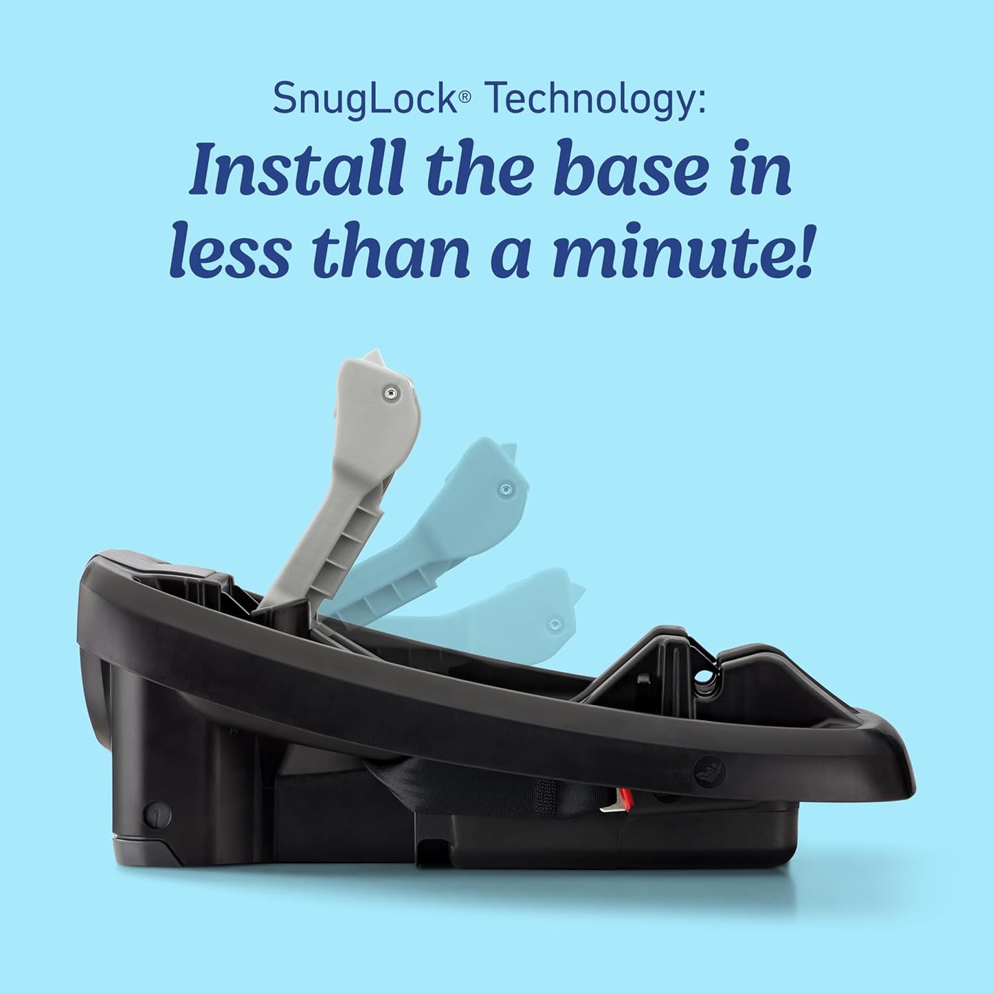 Graco® Gomax Infant Car Seat, Orchid Haze, Lightweight, Reclining Rear Facing Car Seat Installs with or Without a Base