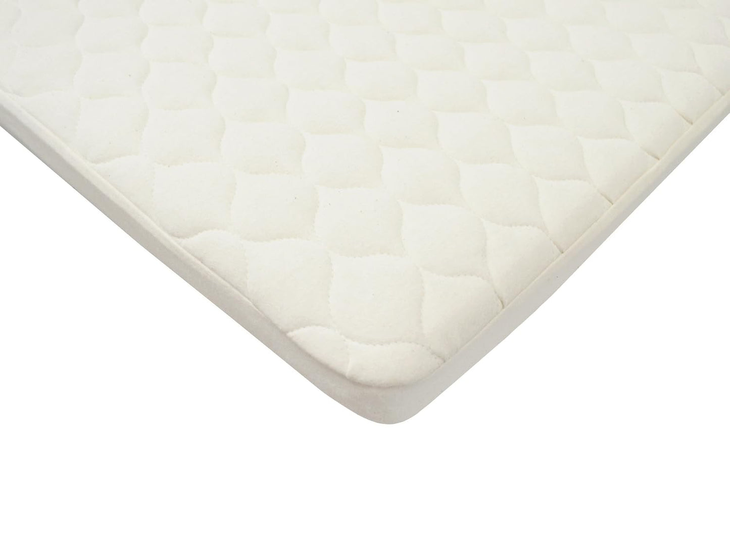 American Baby Company Waterproof Fitted Pack N Play Playard Mattress Protector, Quilted Protector Pad Cover Made with Organic Cotton Top Layer, 39" x 27"