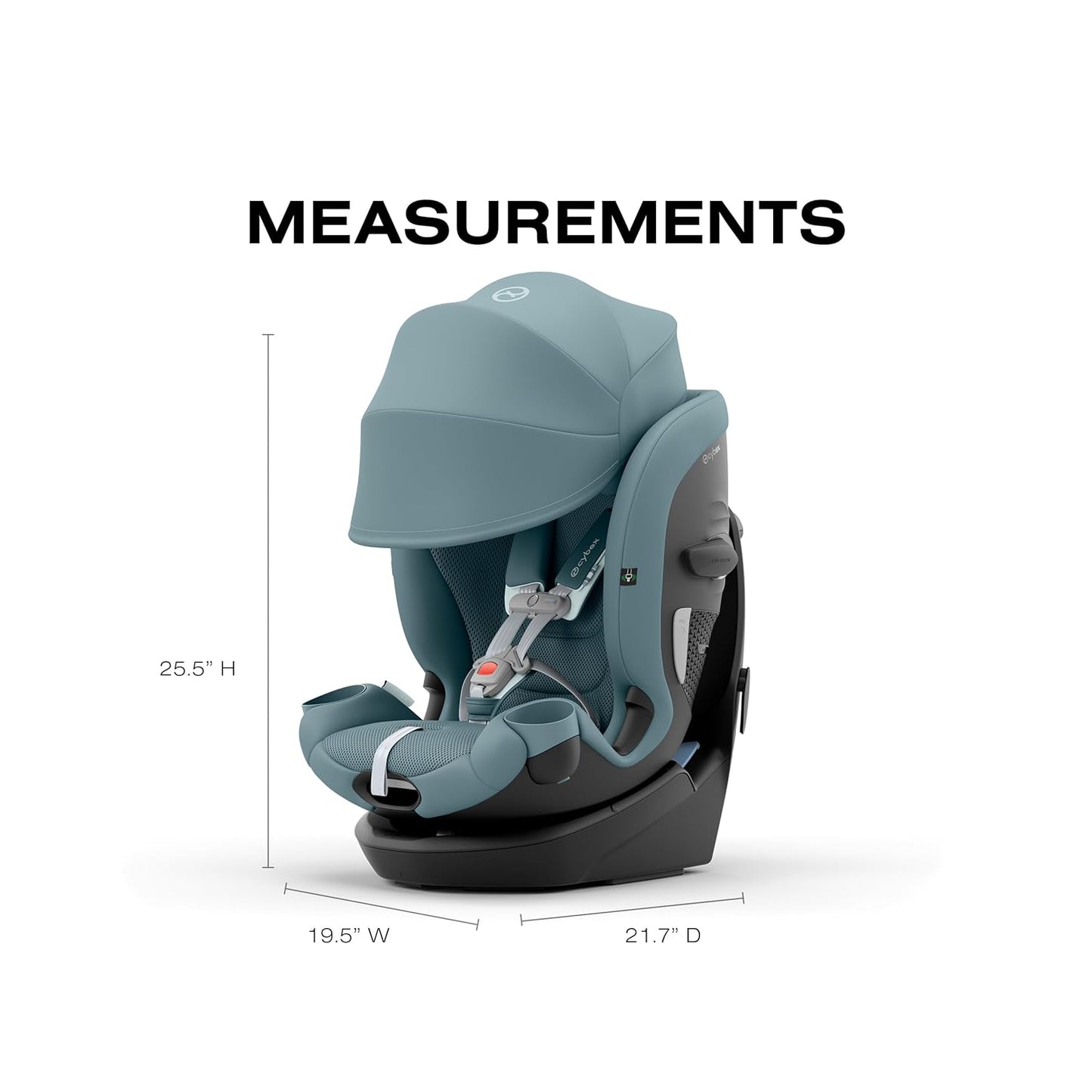 Callisto G 360 Rotating All-in-One Convertible Car Seat - Stormy Blue