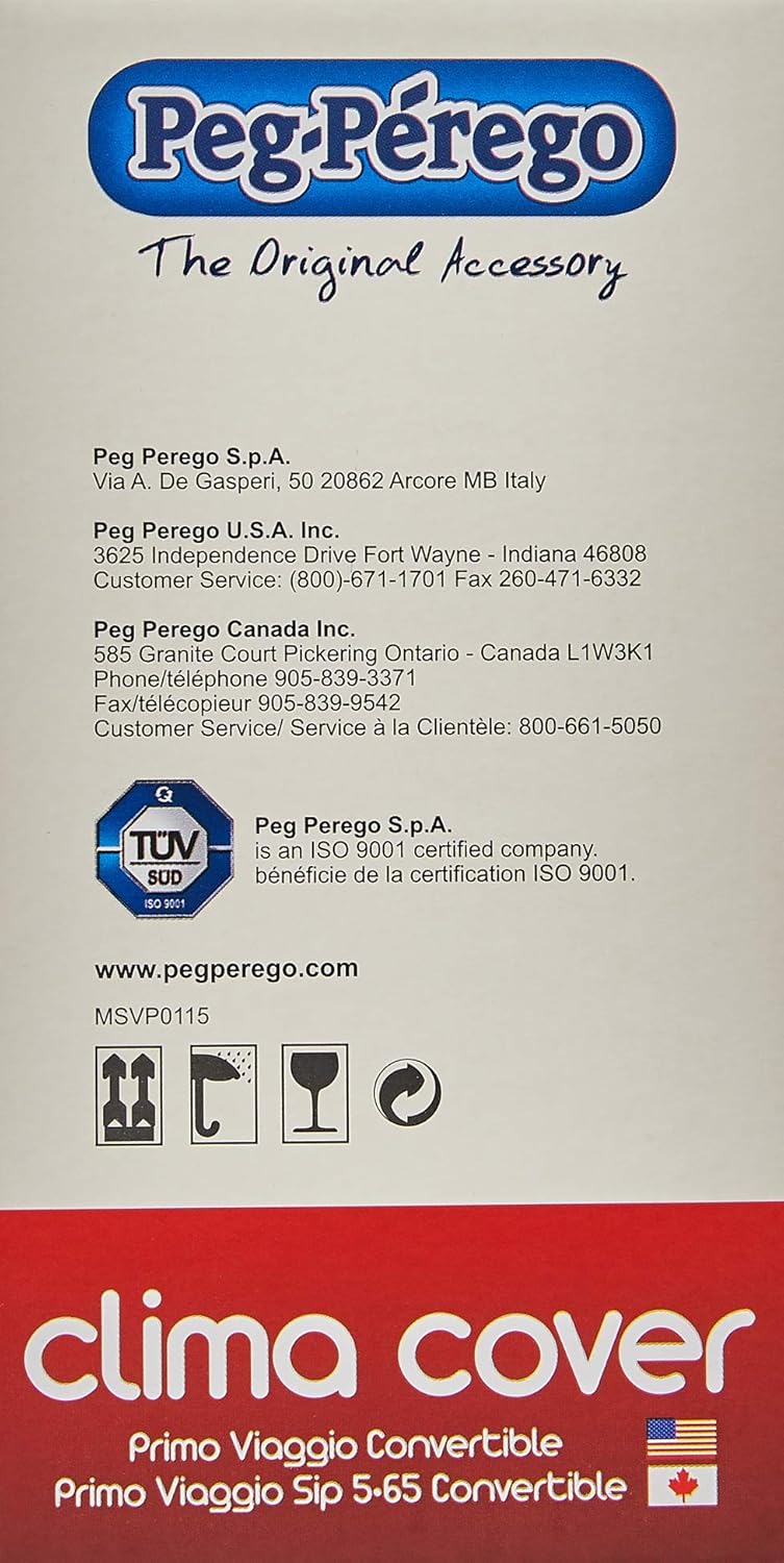 Peg Perego Convertible Clima Cover, White