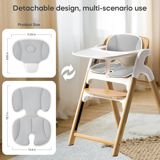 Baby Stroller Cooling Pad, Universal Soft Cooler Pad, Breathable Adjustable Car Seat, Liner Detachable 2-Piece Cooling Cushion Fits Strollers, Car Seat, High Chair, Bassinet, Swing