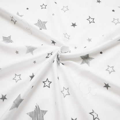 TL Care 100% Natural Cotton Fitted Pack and Play Sheet 39" x 27" - Soft & Breathable Pack N Play Sheet for Playpen, Playard & Mini Crib Mattress, Alphabet, for Boys & Girls