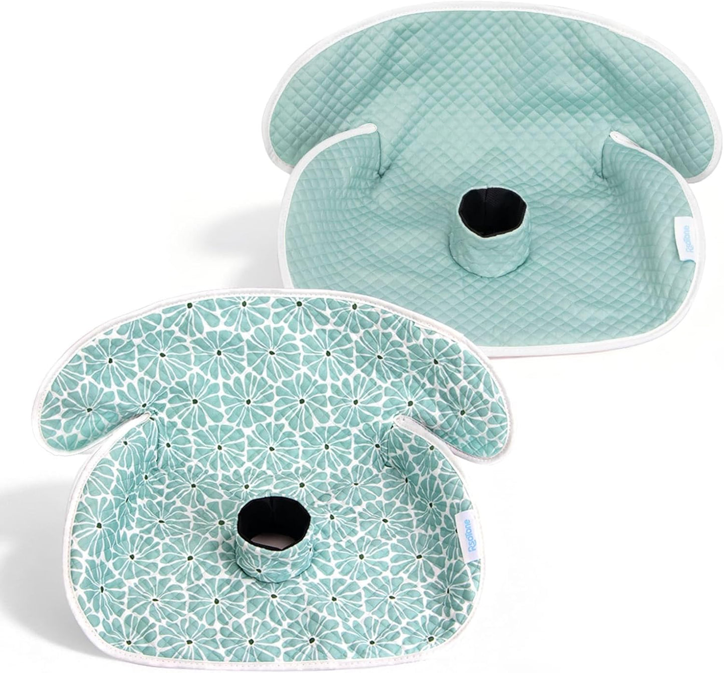 2 Pack Waterproof Baby Piddle Pads Carseat Potty Training Car Seat Protector, Waterproof Infant Car Seat Liner Cover to Prevent Pee, Leakproof and Washable (Red Flower)