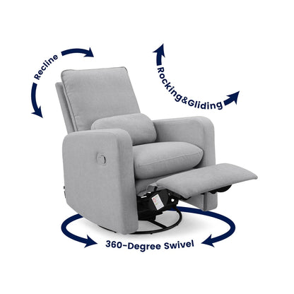 GAP babyGap Cloud Recliner with LiveSmart Evolve - Sustainable Performance Fabric, Grey