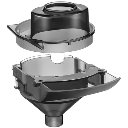 3 Sets Replacement Funnel Compatible with Baby Brezza Replacement Parts Funnel and Cover Baby Formula Dispenser, Grey