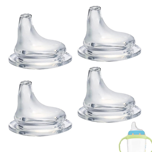 8Pack Replacement Silicone Spout Compatible with NUK Activity and Learner Cups, Nipple Replacement Spouts Leak-Proof, BPA-Free, Easy to Clean, Easy Transition from Bottle to Cup