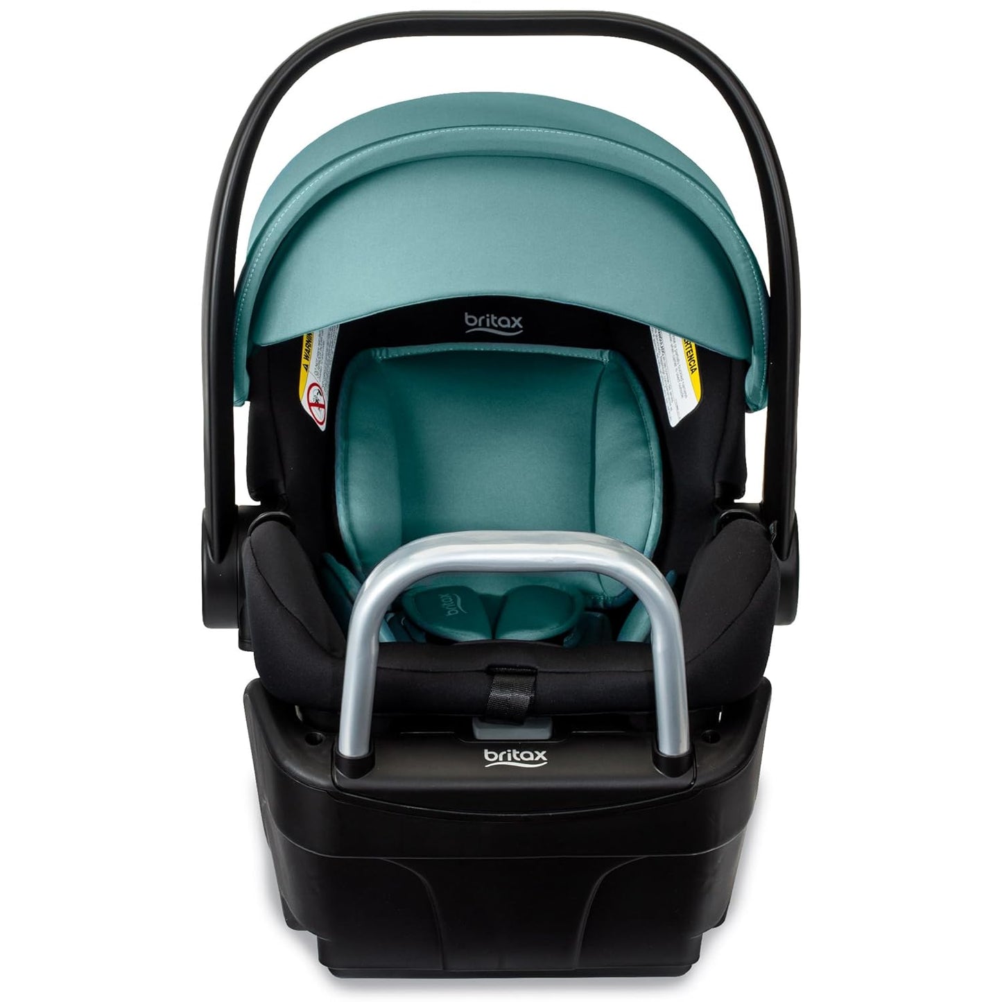 Britax Willow SC Infant Car Seat, Rear Facing Car Seat with Alpine Base, ClickTight Technology, RightSize System, Pindot Stone