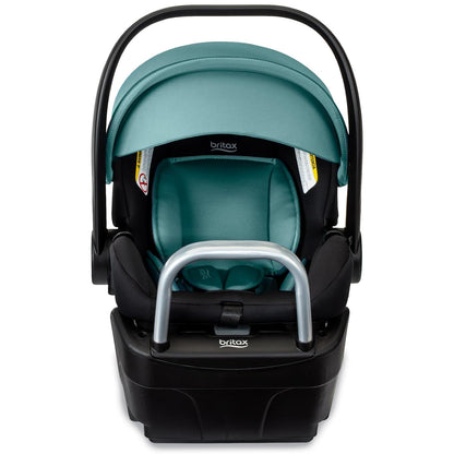 Britax Willow SC Infant Car Seat, Rear Facing Car Seat with Alpine Base, ClickTight Technology, RightSize System, Pindot Stone