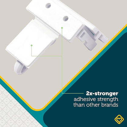 Safety 1st - Secure-to-Explore Adhesive Cabinet Locks Baby Proofing, Child Locks for Cabinets and Drawers (4 Locks), White